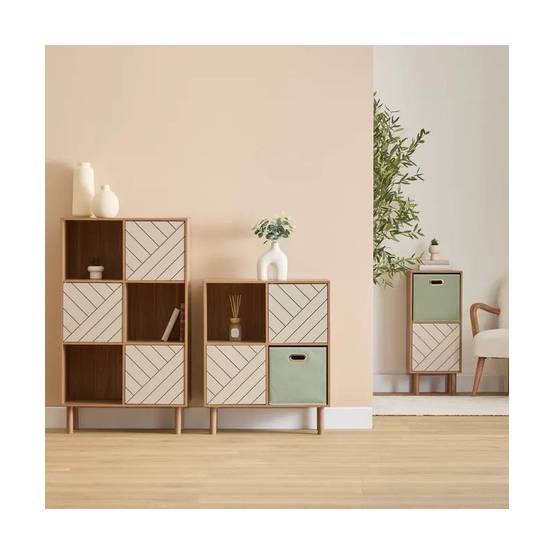 Etagère 4 cases 2 portes Mix'n'Match MDF 5five - Image 6