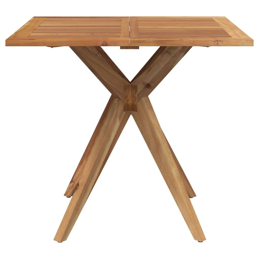 Maison Chic - Ensemble de 3 pcs table de jardin avec chaises - mobilier de jardin Bois d'acacia solide-JU2823 - Image 4