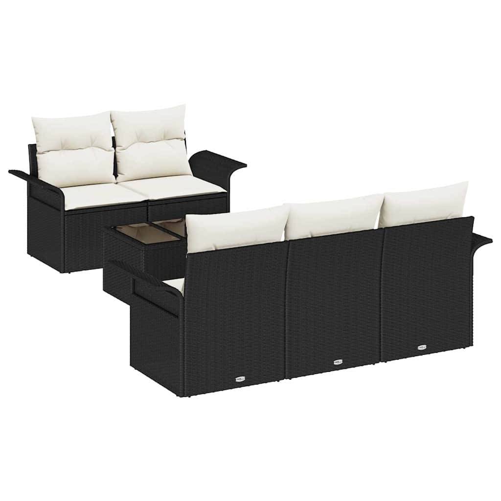 ComfortXL - Salon de Jardin Modulable 6 Pièces en Polyrotin Canapé d'Extérieur Noir – ComfortXL Outdoor Living - Image 2
