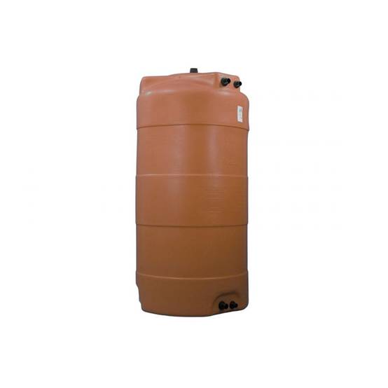 Cuve récupération eau de pluie 300L - Réservoir aérien vertical Terracotta - Polyéthylène - ELBI CV - Image 1