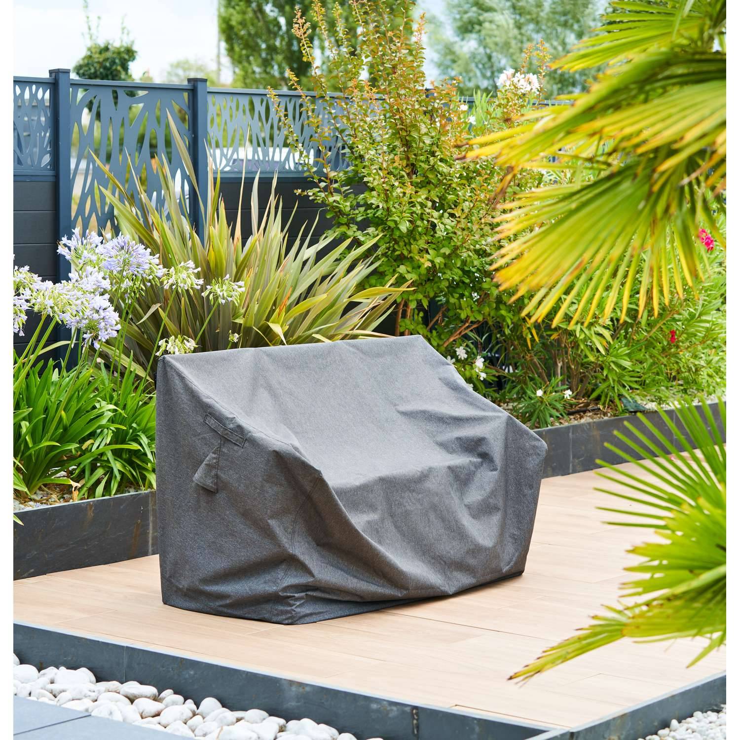 Hesperide - Housse de protection pour banc HAMBO - 145 x 82 x 100 cm - Gris - Hespéride - Image 2