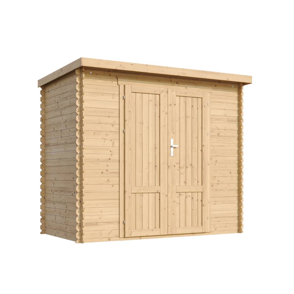 Timbela - Abri de Jardin en Bois - 2.63 m² / 142x239xH200 cm - Timbela M310F1 - Image 3