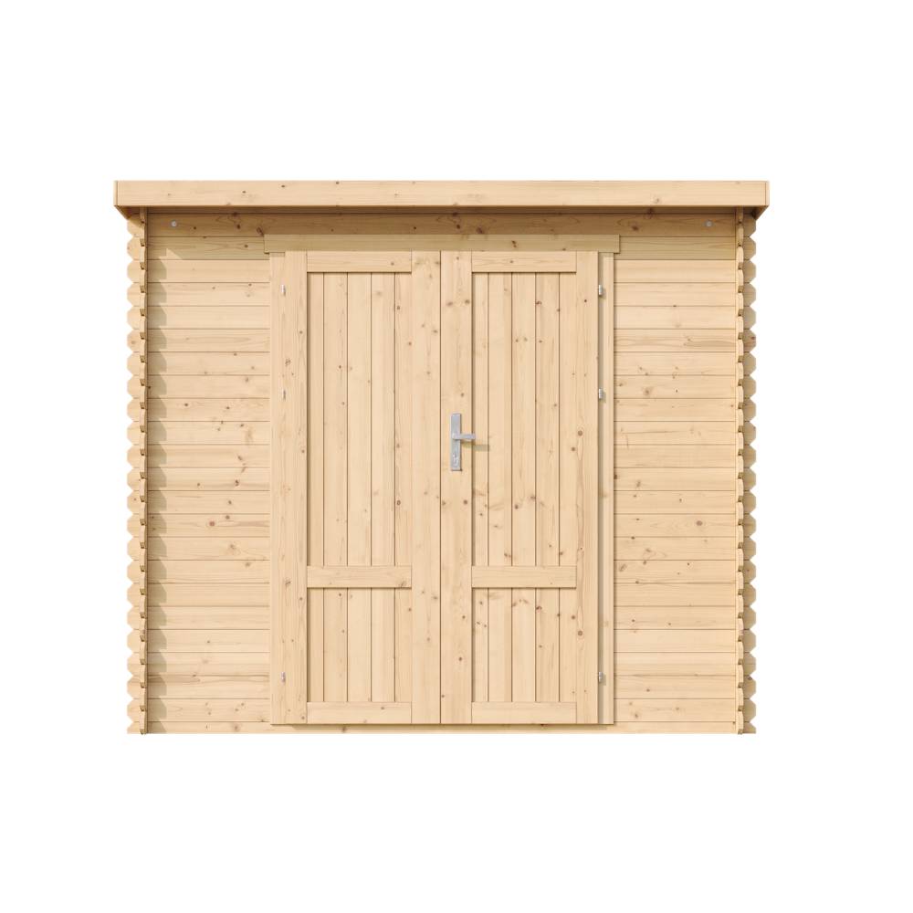 Timbela - Abri de Jardin en Bois - 2.63 m² / 142x239xH200 cm - Timbela M310F1 - Image 2