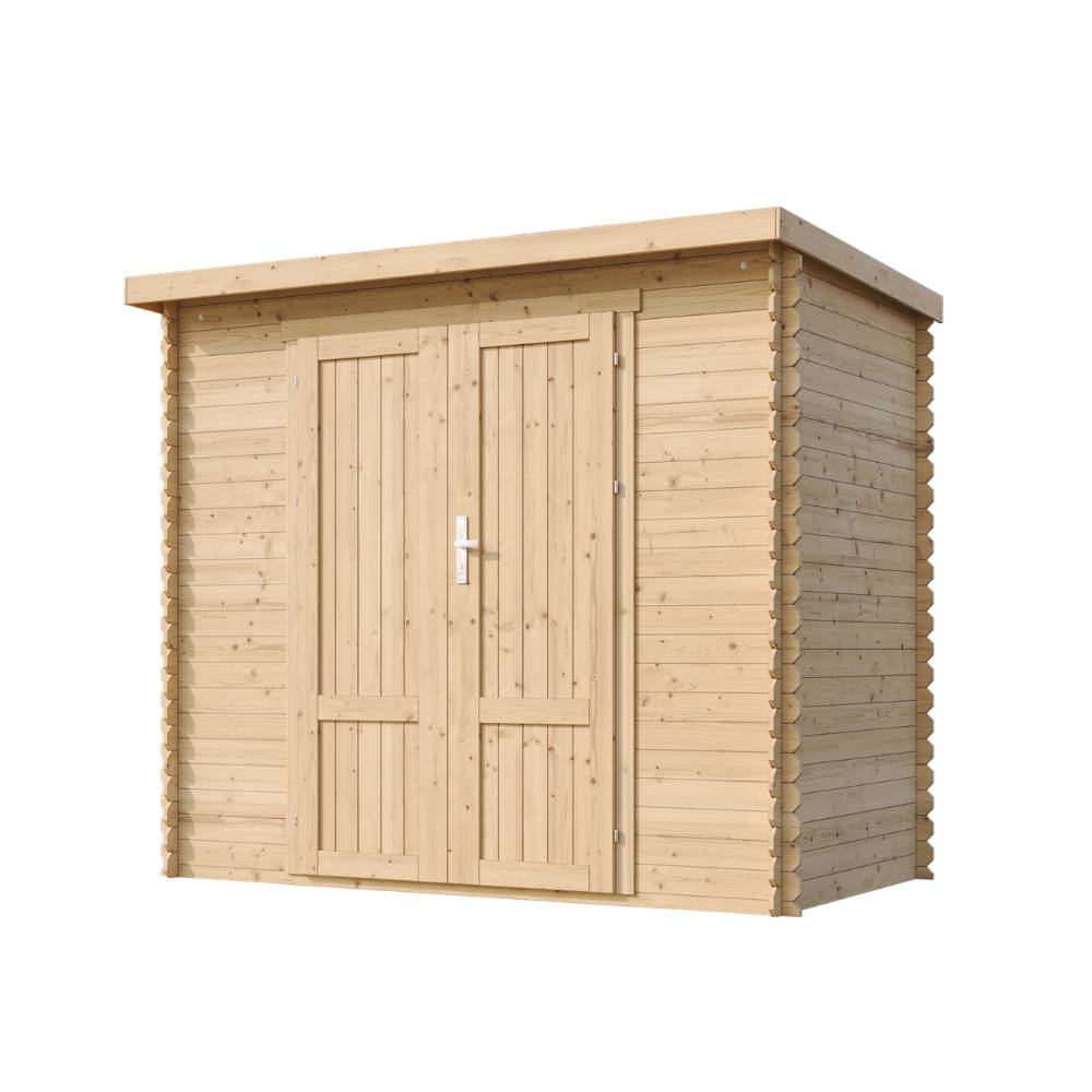Timbela - Abri de Jardin en Bois - 2.63 m² / 142x239xH200 cm - Timbela M310F1 - Image 4