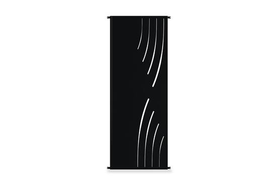 Casanoov Lot de 2 panneaux décoratifs VELETA Noir H.160 cm motifs côté droit - Image 5