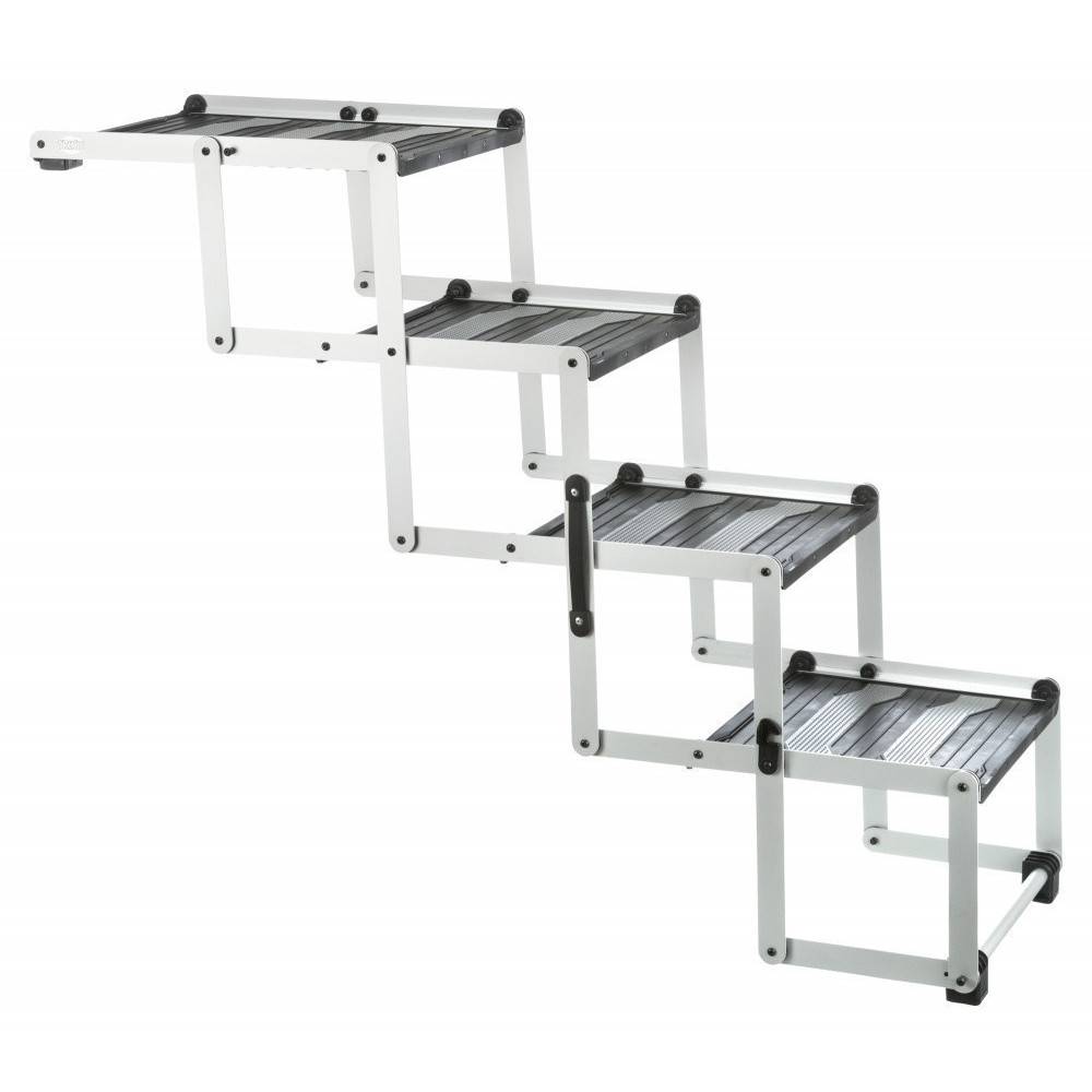 Animallparadise - Rampe de 4 marches pliantes, en aluminium TPR pour chiens - Image 1