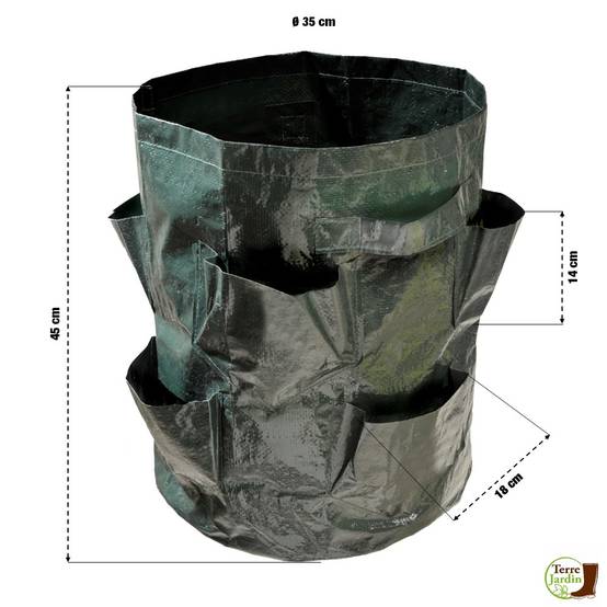 Sac à fraisiers - Sac de plantation pour fraises - X2 - Image 4