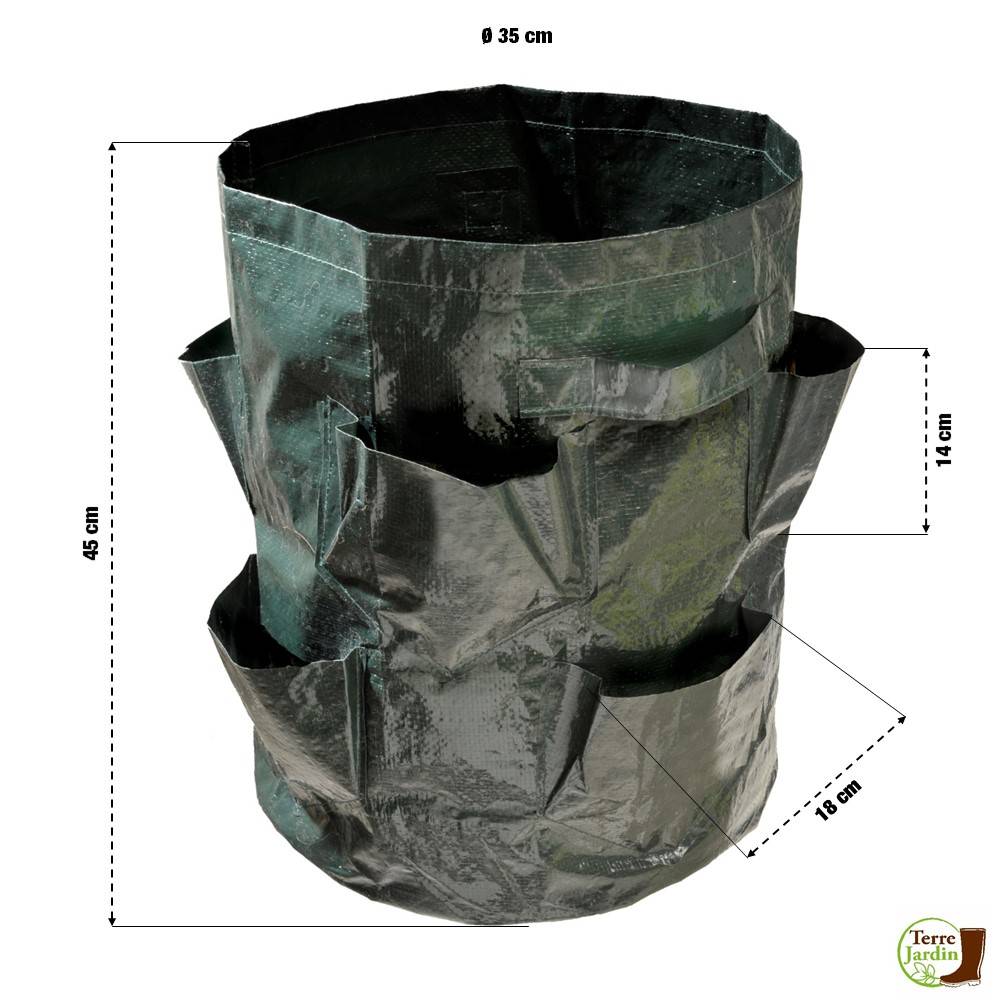 Sac à fraisiers - Sac de plantation pour fraises - X2 - Image 4