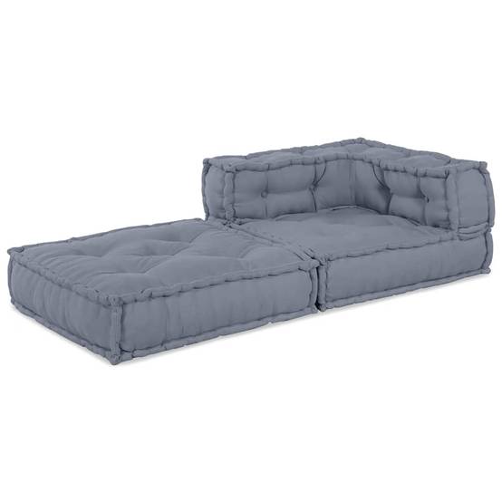 Canapé modulaire tissu gris 70 x 70 x 56 cm, poids:13.55kg - PANGIVO - Image 5