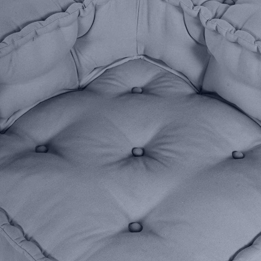Canapé modulaire tissu gris 70 x 70 x 56 cm, poids:13.55kg - PANGIVO - Image 8