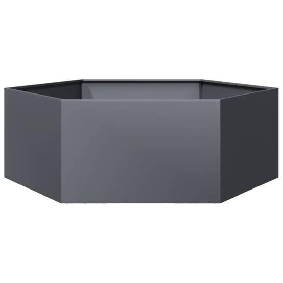 PANGIVO - Jardinière hexagone acier anthracite 138 x 120 x 45 cm - PANGIVO - Image 5