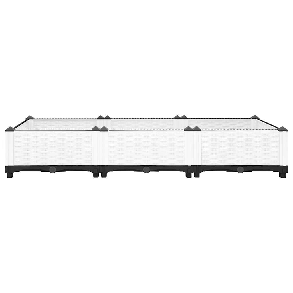 Prolenta Premium - Jardinière polypropylène blanc 120 x 40 x 23 cm - Prolenta premium p332.7 - Image 1