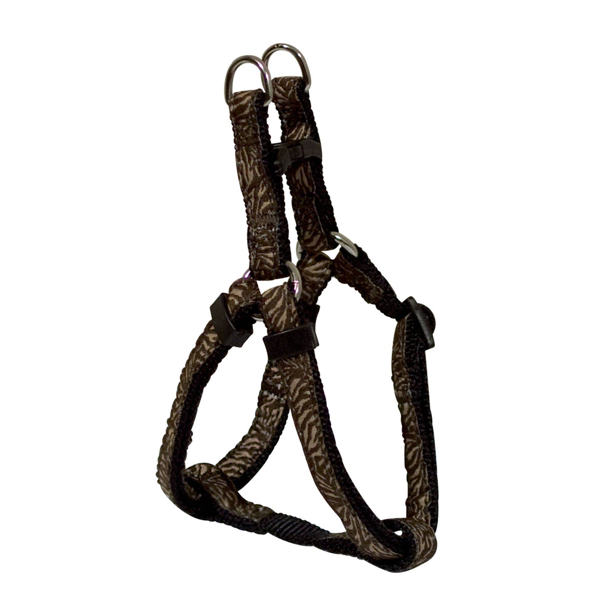 Harnais baudrier Zébra marron Taille : T1 DOOGY FASHION