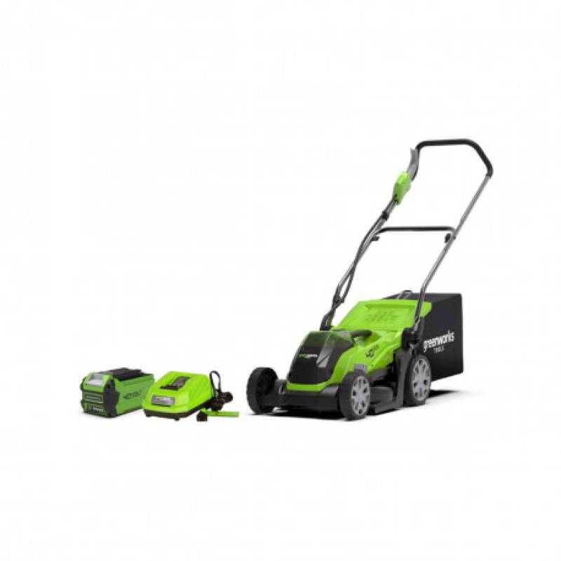 Greenworks - Tondeuse à gazon poussée 35cm 40V GREENWORKS - Batterie 2,0Ah - Chargeur - G40LM35K2