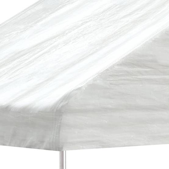 ComfortXL - Belvédère de Jardin en Polyéthylène avec Toit Pointu pour Barbecue et Fêtes Blanc 4.5x6 m – ComfortXL Outdoor Living - Image 4