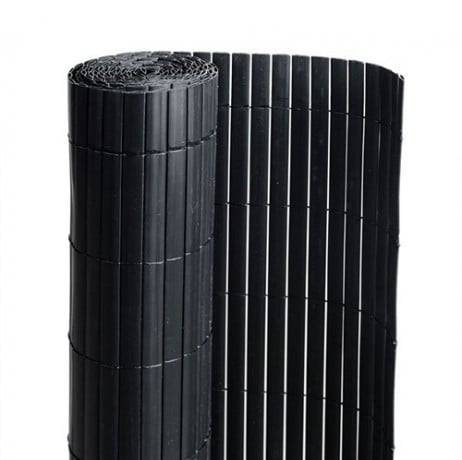 Canisse en PVC noir - 90% d'occultation - Long 9 m, Hauteur 1.50 m - Image 1
