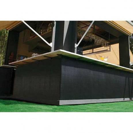 Canisse en PVC noir - 90% d'occultation - Long 9 m, Hauteur 1.50 m - Image 2