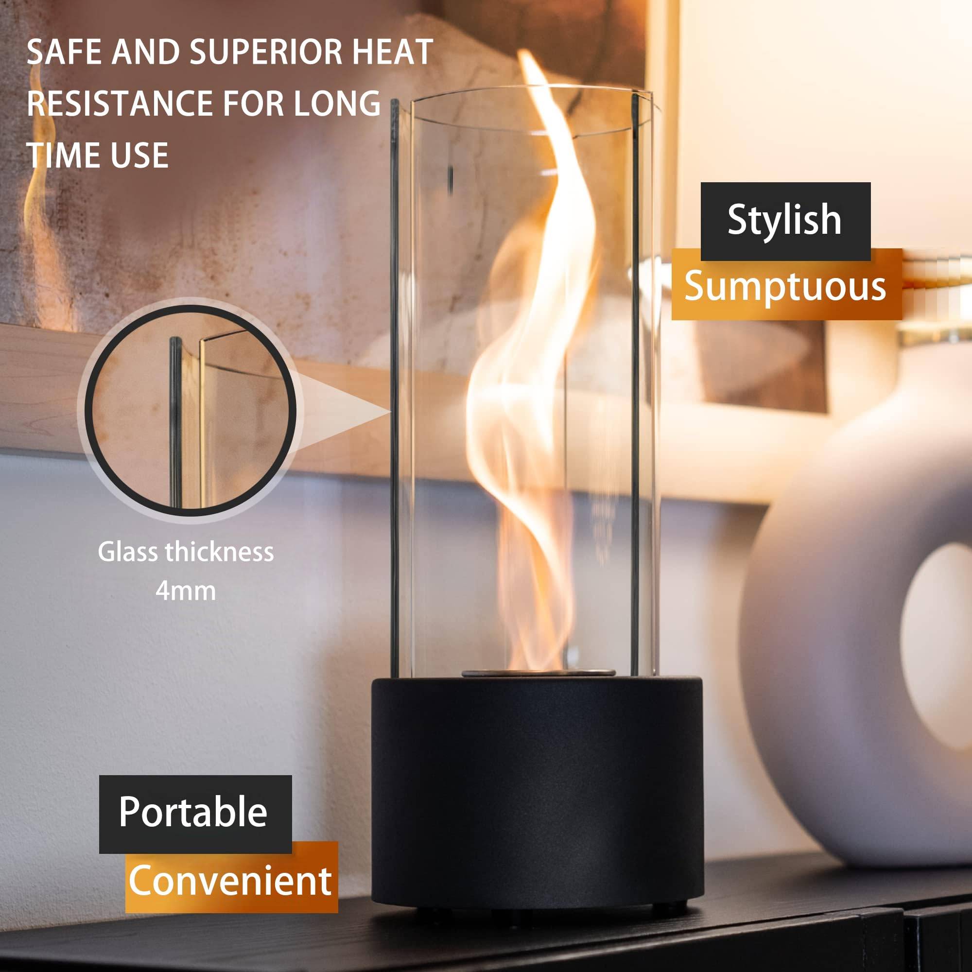 Cheminée de table portable, brasero sans fumée, pour intérieur et extérieur, décoration d'intérieur pour Halloween et Noël, Noir-Lytech - Image 6