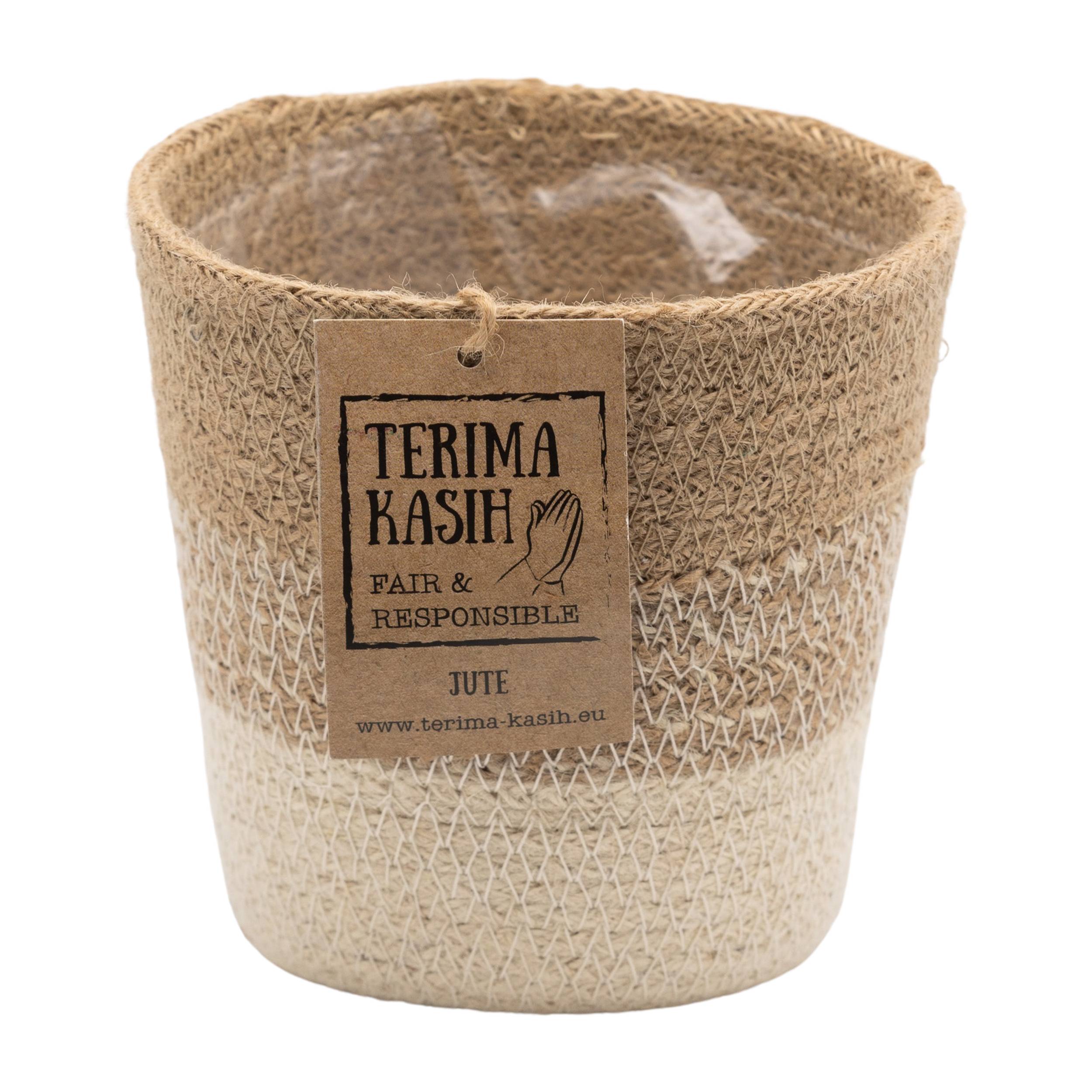 Panier Nea - Jute - Terami Kasih - 10-15 cm - Image 1