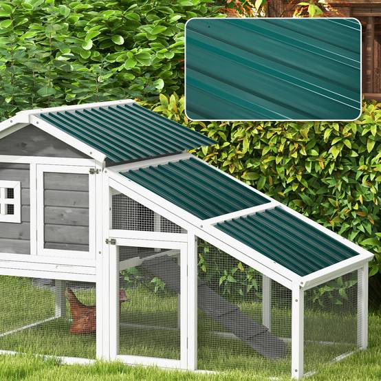Lot 12 panneaux toit acier galvanisé 7m² abri outils remise 129x45cm vert - Image 4