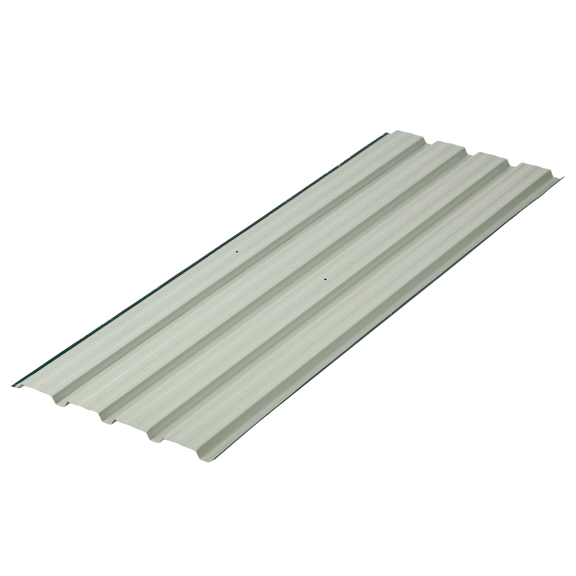 Lot 12 panneaux toit acier galvanisé 7m² abri outils remise 129x45cm vert - Image 9