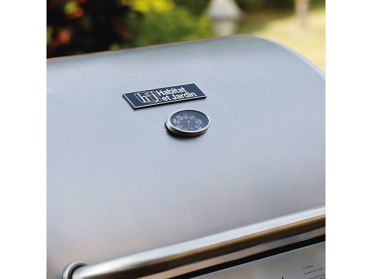 Barbecue Gaz "party 5" - 5 Brûleurs Dont 1 Latéral - 15.2 Kw -habitat Et Jardin - Image 4