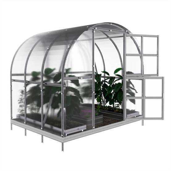 Serre KLASIKA ARCH 3 x 2 m (6 m²), 4 mm avec revêtement en polycarbonate - Image 3