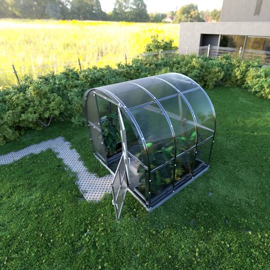 Serre KLASIKA ARCH 3 x 2 m (6 m²), 4 mm avec revêtement en polycarbonate - Image 1