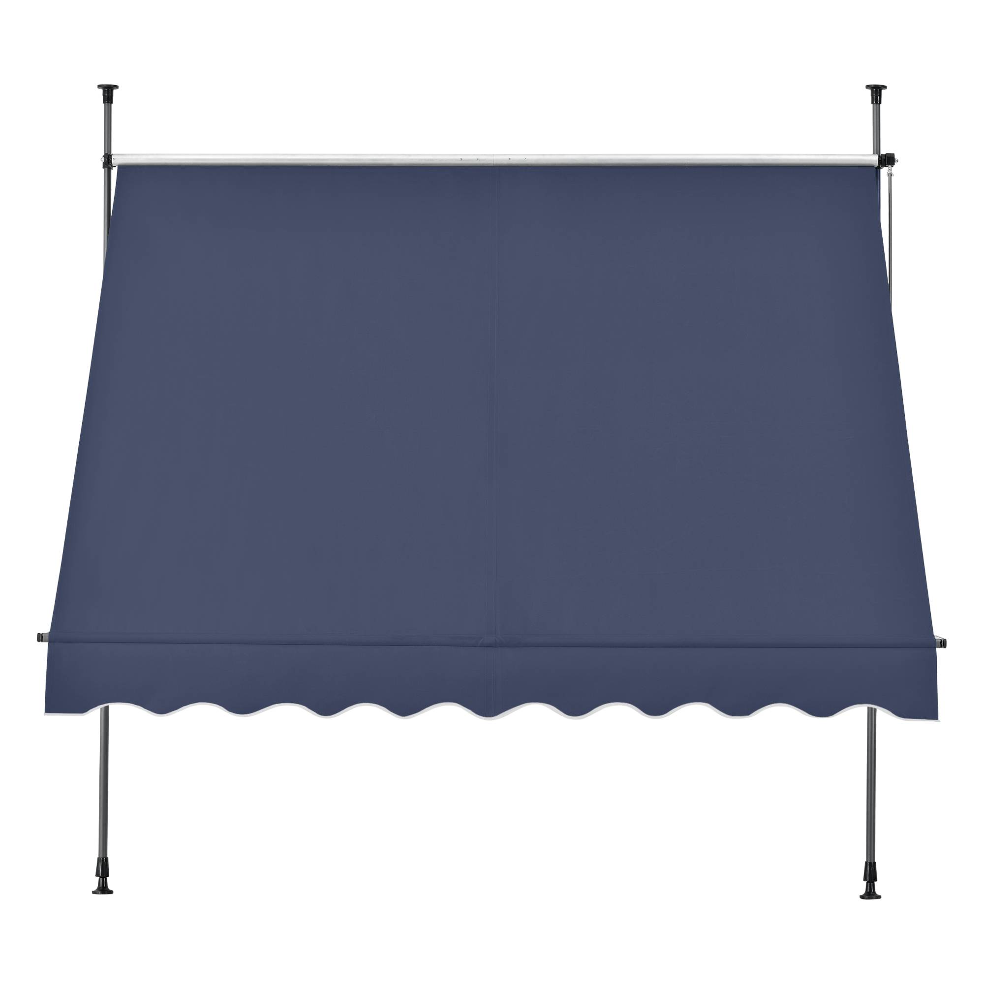 Pro.Tec - Store Banne Téléscopique Acier Polyester 150 x 120 x 220-309 cm Bleu Foncé [pro.tec] - Image 4