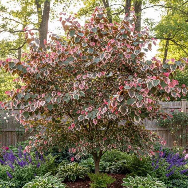 Cercis du Canada Carolina Sweetheart® NCCC1', Arbre de Judée, Gainier du Canada à fleurs Rose/ - feuillage Caduc - Pot de 15L - Baliveau - Image 2