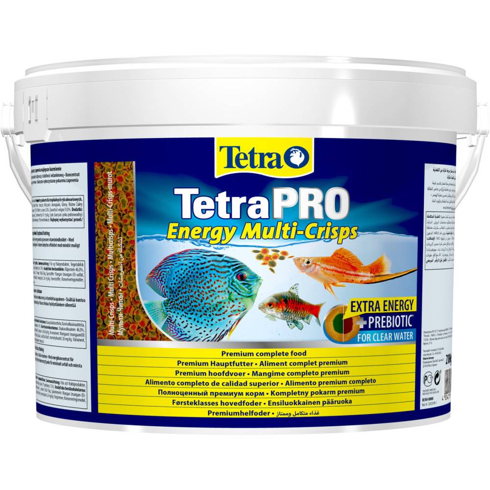 Tetra - Aliment complet poisson d'ornement premium Energy Multi-Crisps seau 2,100 kg - Image 1