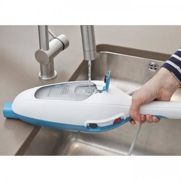 Balai - Nettoyeur Vapeur BLACK+DECKER - FSMH13E5-QS -  avec nettoyeur a main 5 en 1  1300W - Réservoir : 350 ml - Câble :4.8M - Image 4