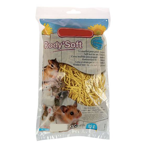 Lit douillet pour hamster, fibre papier, sachet de 25 gr, couleur aléatoire - Image 2