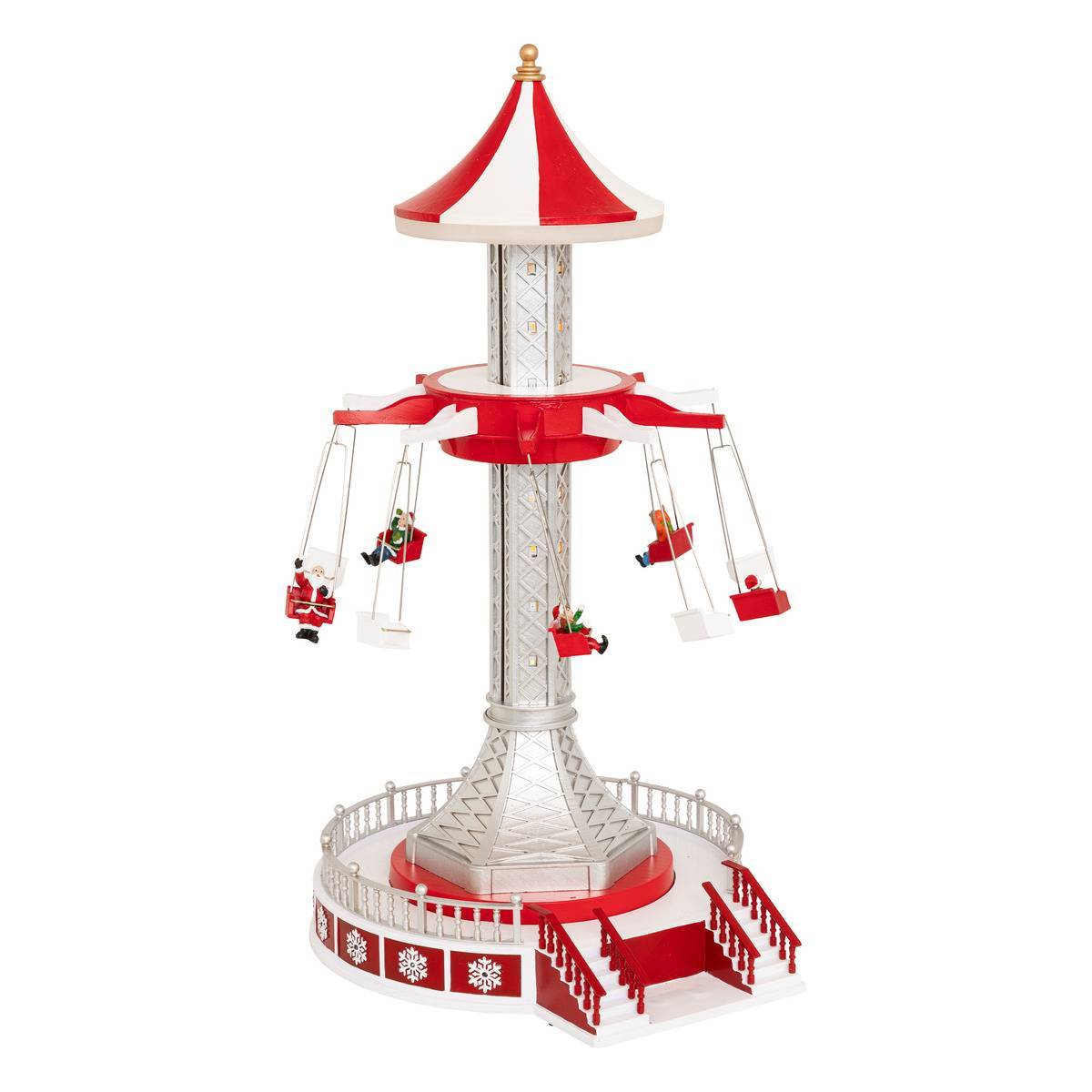 Village lumineux parachutes 43 LED musical  FEERIC LIGHTS & CHRISTMAS - Image 1