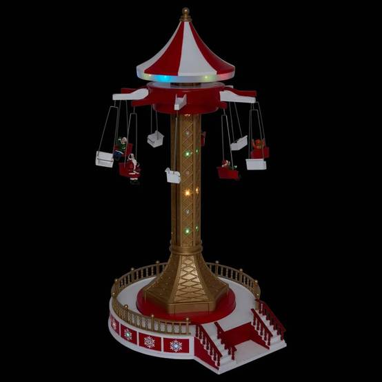 Village lumineux parachutes 43 LED musical FEERIC LIGHTS & CHRISTMAS - Image 6