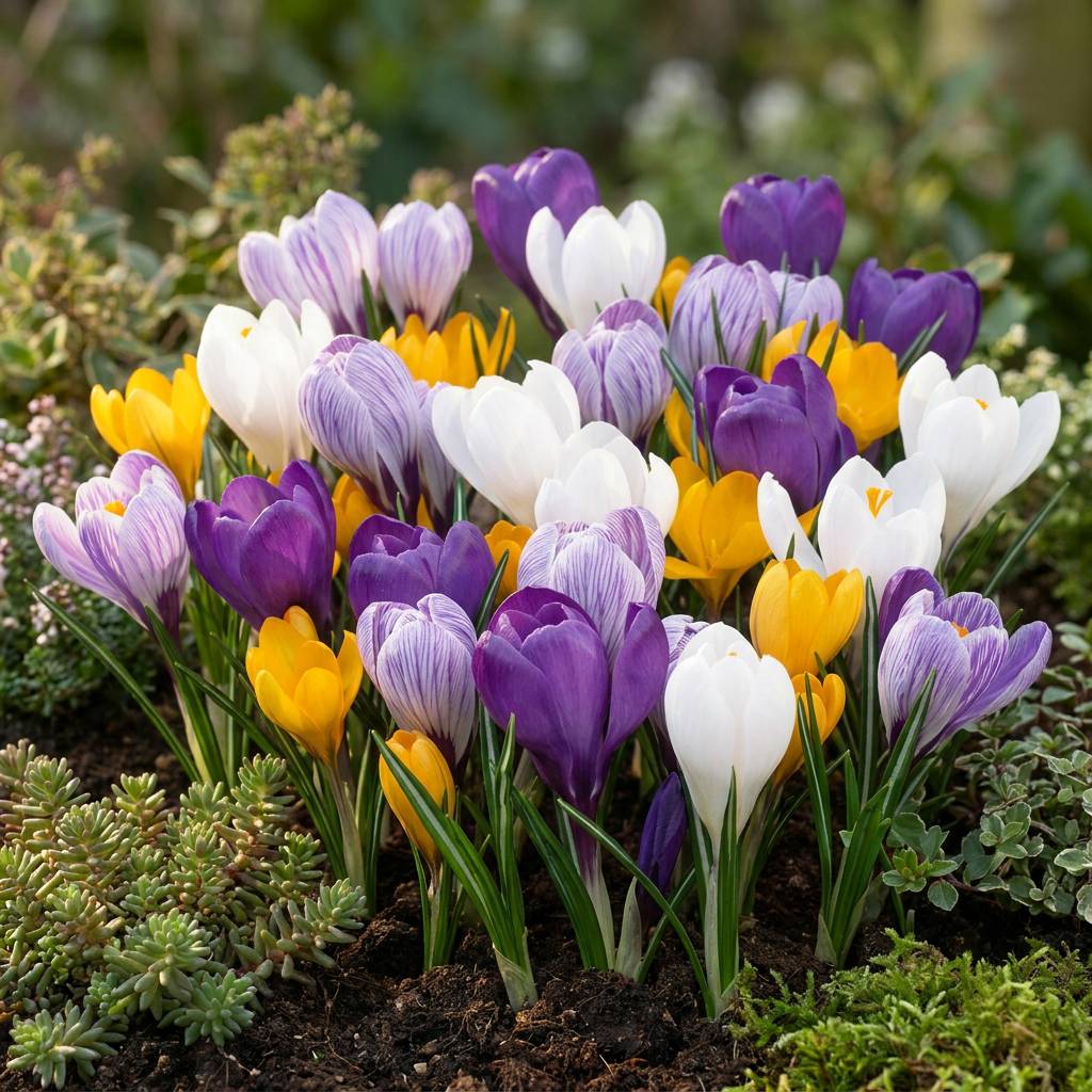 La Green Touch - Crocus à grandes fleurs en mélange - 240 bulbes - Image 2