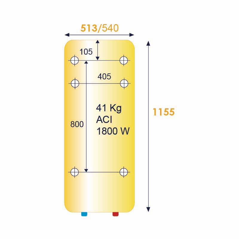 Chauffe-eau électrique vertical mural DURALIS 150L ACI hybride - THERMOR - 271112 - Image 2