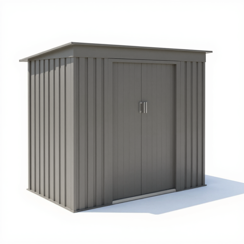 Autre - Abri de jardin en métal – MJ monopente - 2,4 m² - Anthracite - Image 2