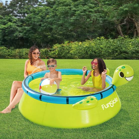 Piscine auto stable tortue Funsicle Ø1,83m x51cm - Image 1