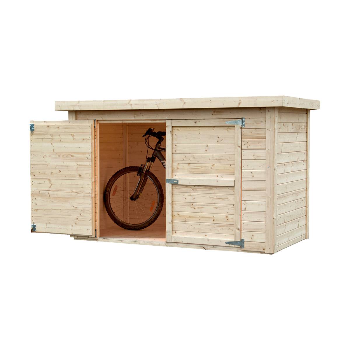 Abri à vélos en bois 2,10 m² - Bertilo - Cémonjardin - Image 2