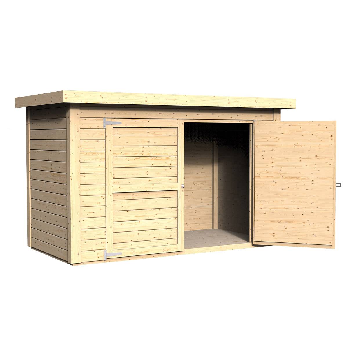 Abri à vélos en bois 2,10 m² - Bertilo - Cémonjardin - Image 1