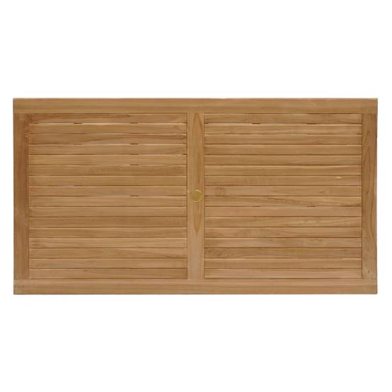 Happy Garden - Table rectangulaire 180cm en teck JAVA - HAPPY GARDEN - Image 2