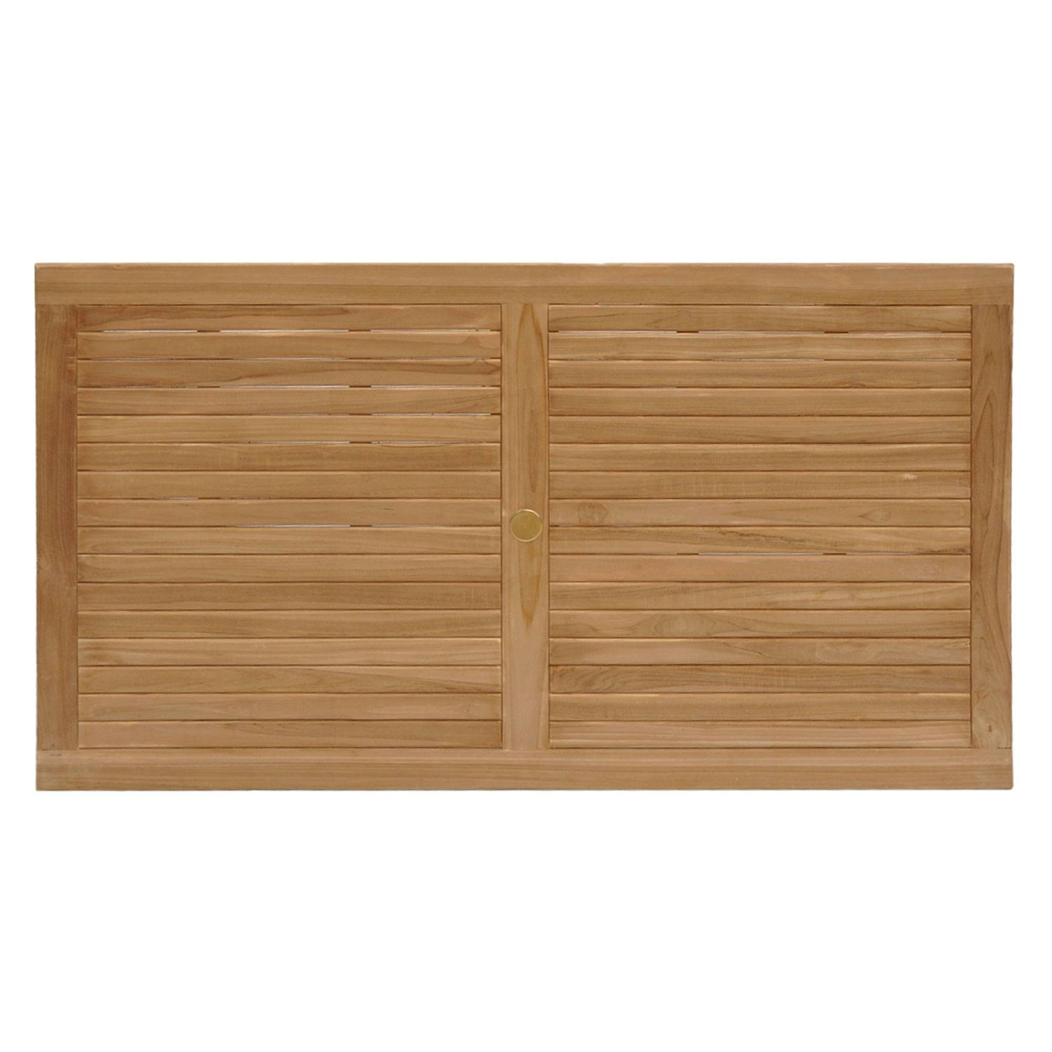 Happy Garden - Table rectangulaire 180cm en teck JAVA - HAPPY GARDEN - Image 2