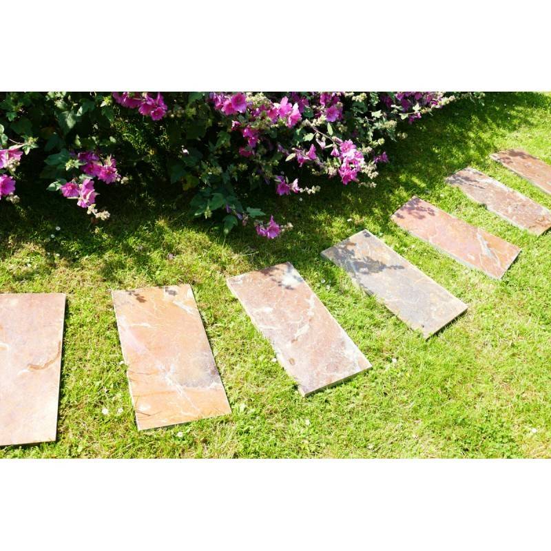 Pas Japonais Ardoise CORTEN 60x30 - Pack de 12 pièces - Image 7
