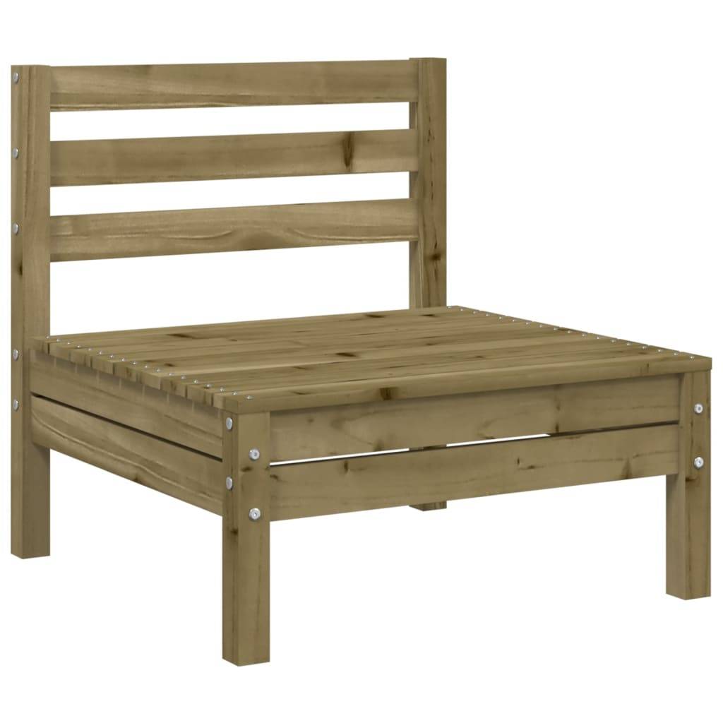 Vidaxl - Canapé de jardin 4 places-Salon de jardin bois de pin imprégné - Image 7