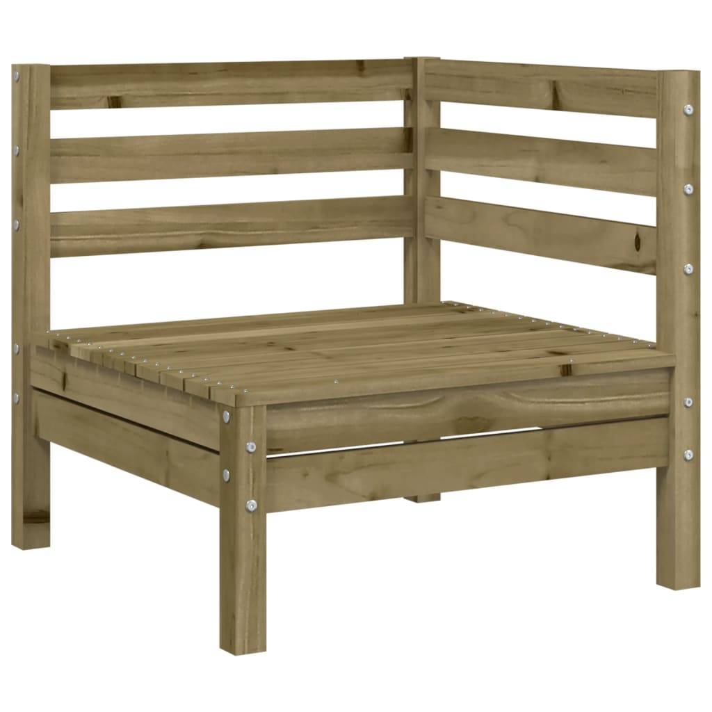 Vidaxl - Canapé de jardin 4 places-Salon de jardin bois de pin imprégné - Image 5