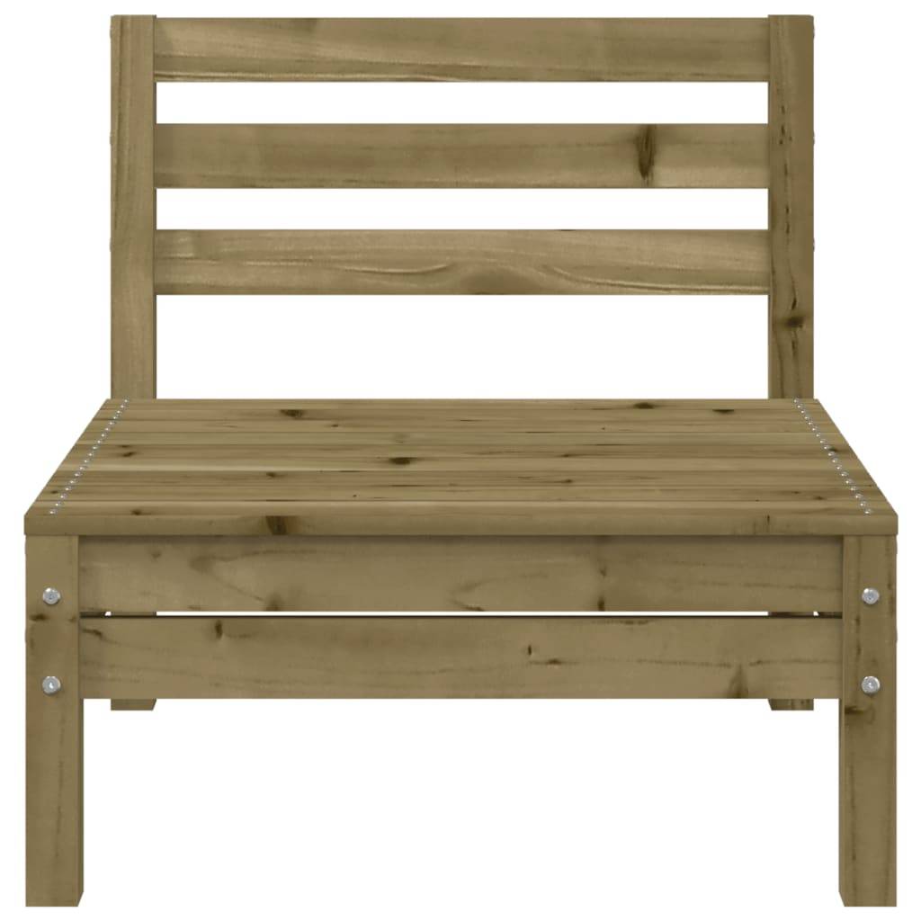 Vidaxl - Canapé de jardin 4 places-Salon de jardin bois de pin imprégné - Image 8