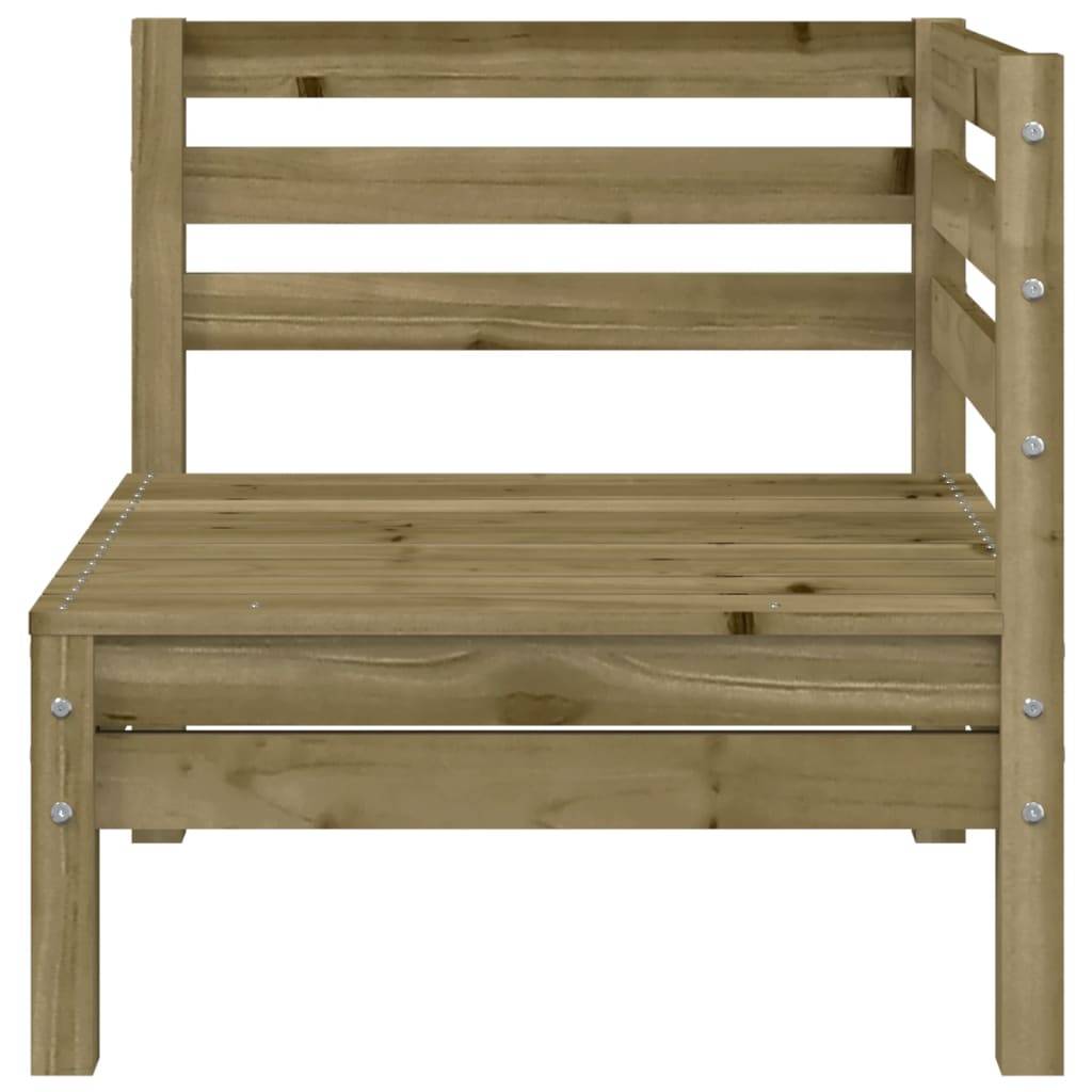 Vidaxl - Canapé de jardin 4 places-Salon de jardin bois de pin imprégné - Image 6