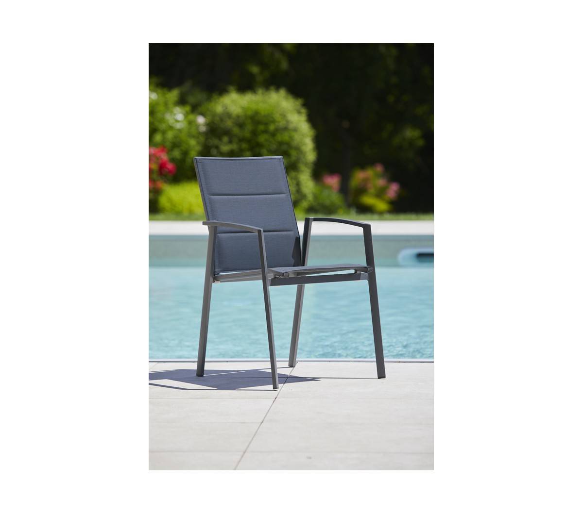 Ozalide - 8 places - SACRAMENTINEA en Aluminium - Ensemble table et chaises de jardin - Image 3