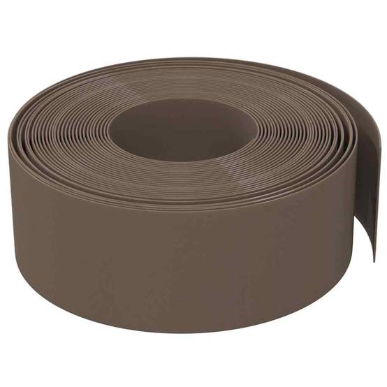 Bordure de pelouse polyéthylène aménagement bassins 10mx20cm brun - ComfortXL Outdoor Living - Image 4